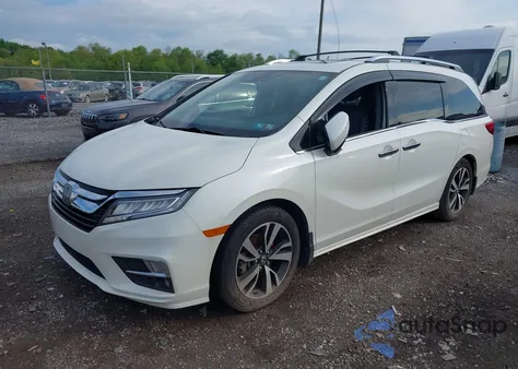 2018 Honda Odyssey Elite из США, поврежденный, VIN 5FNRL6H98JB045078